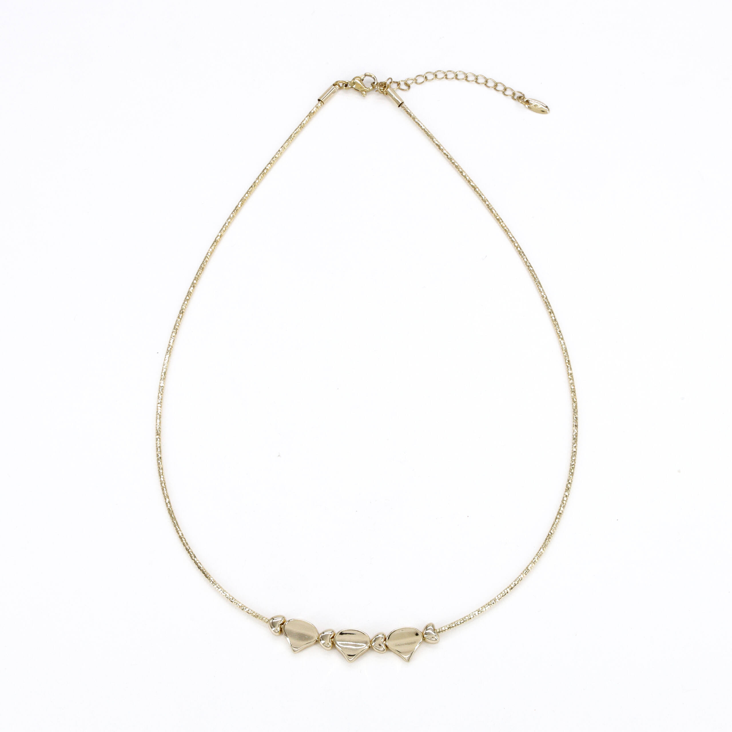 Golden Dot Minimal Chain Necklace