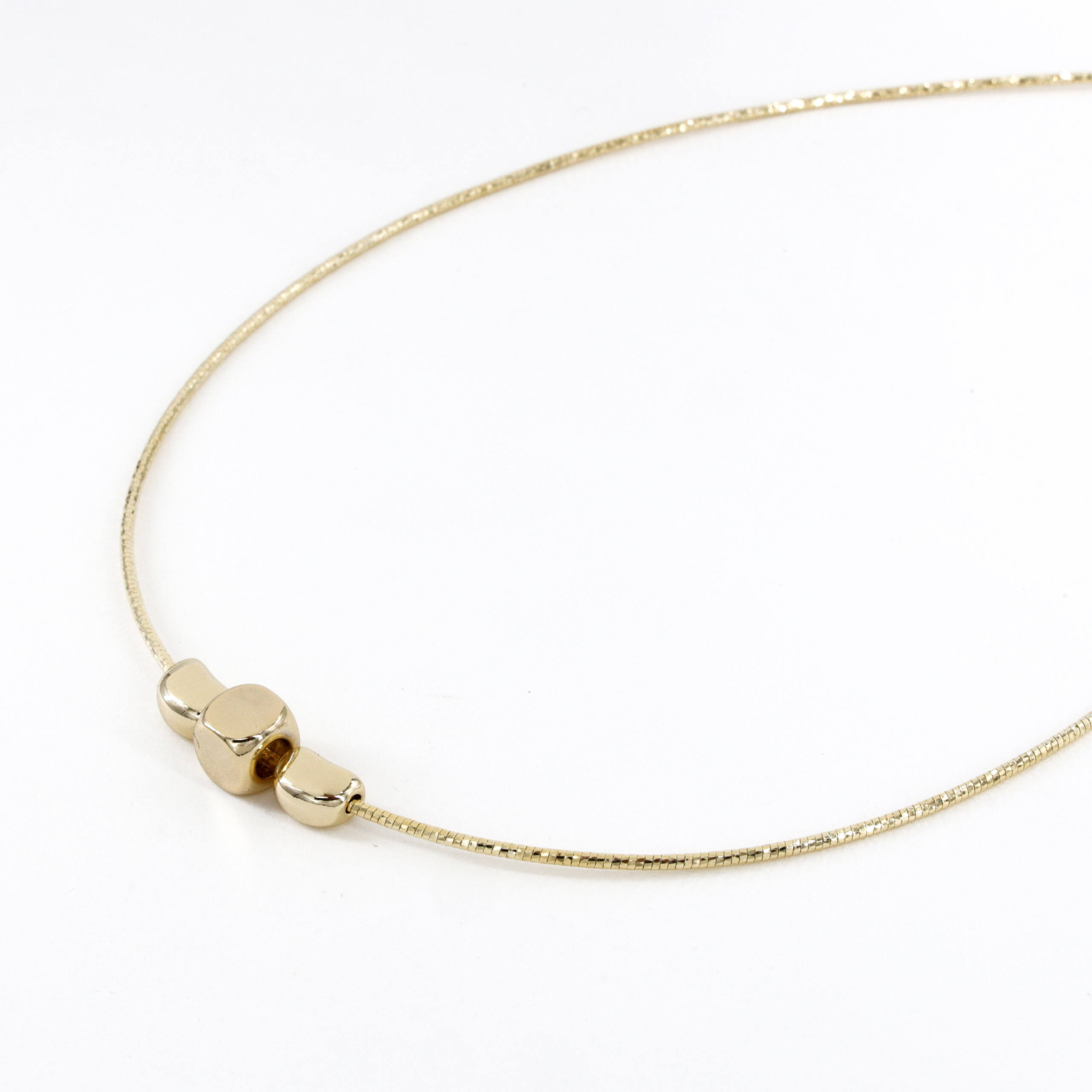 Golden Spark Petite Accent Necklace