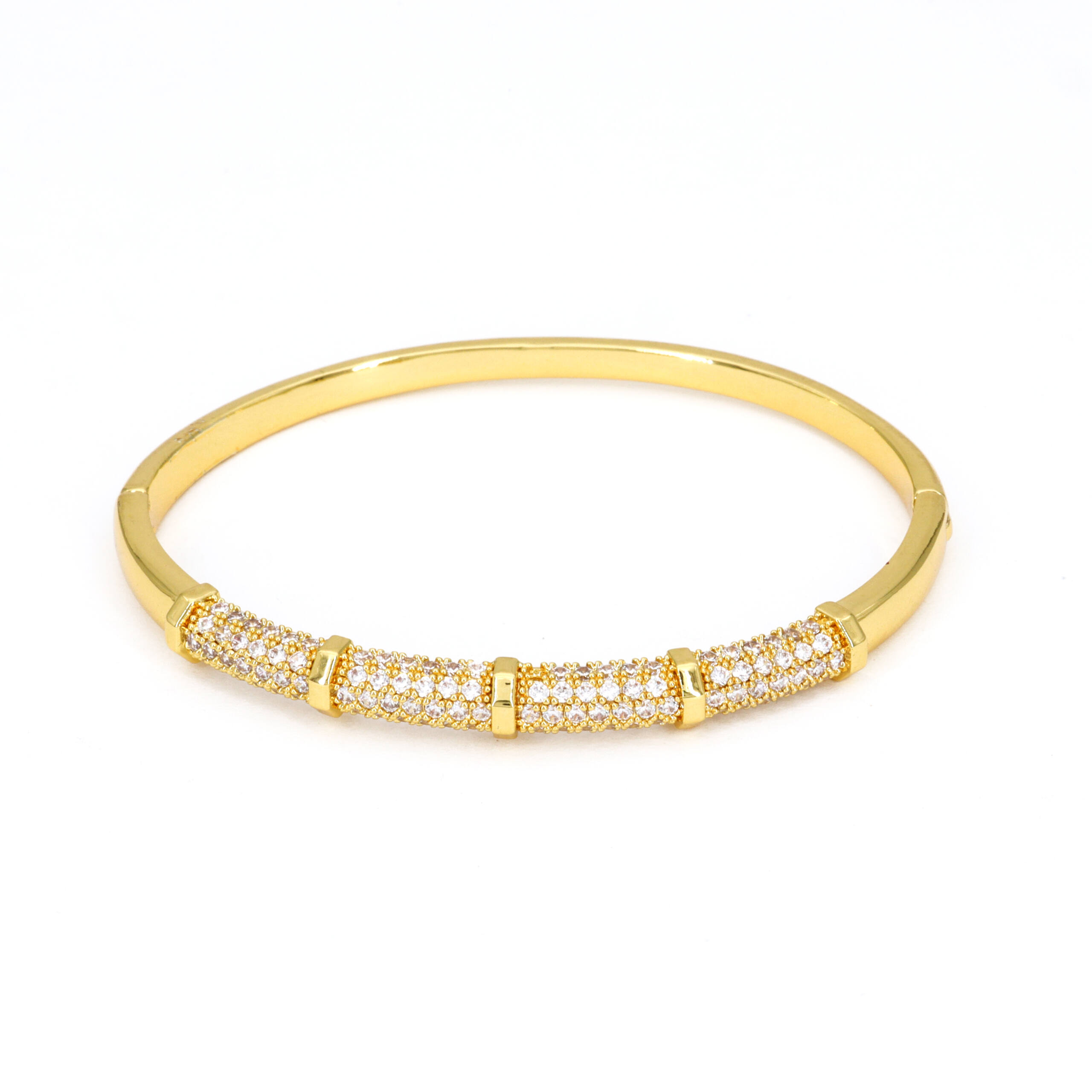 Golden Sparkle Line Bangle