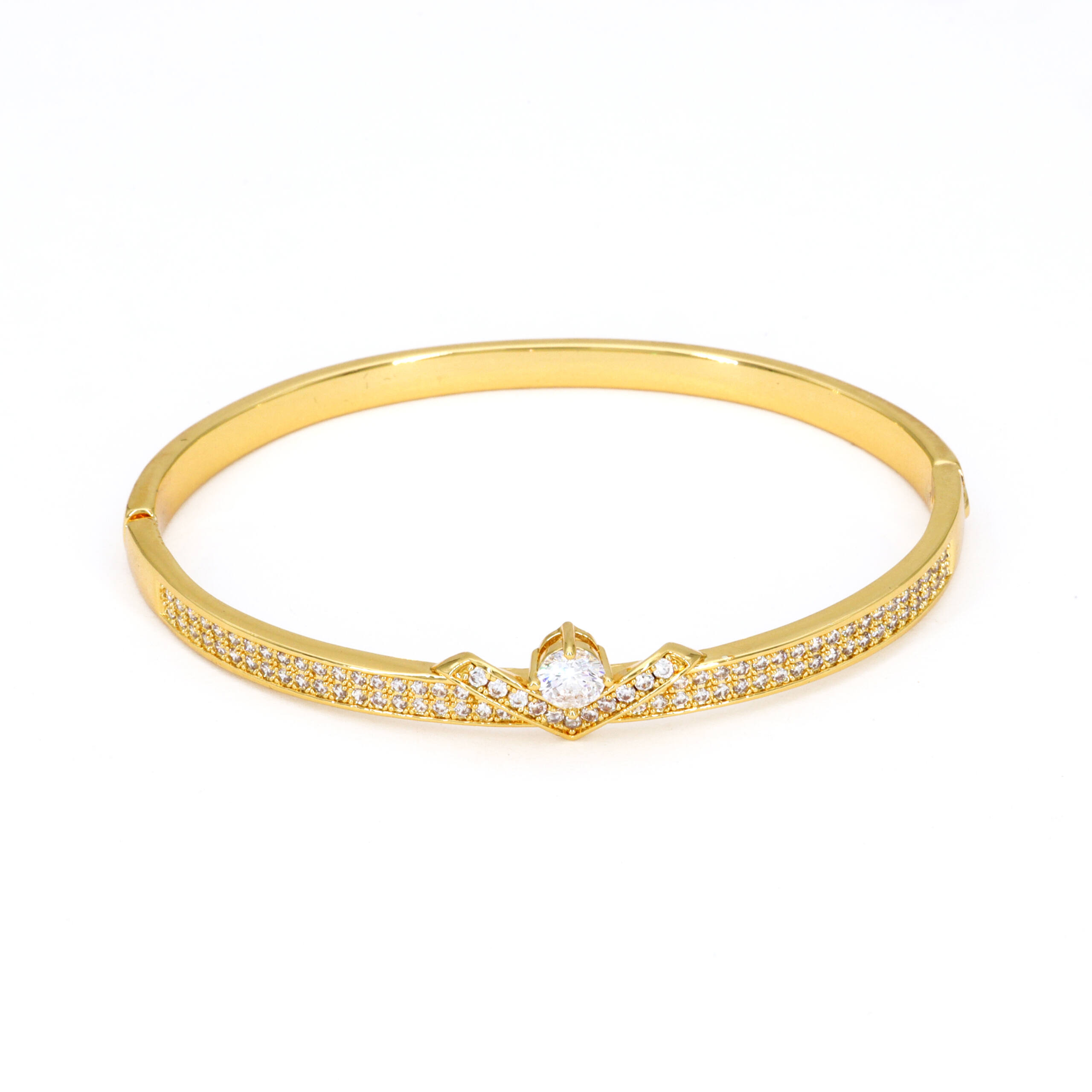 Golden Starlet Detail Bangle