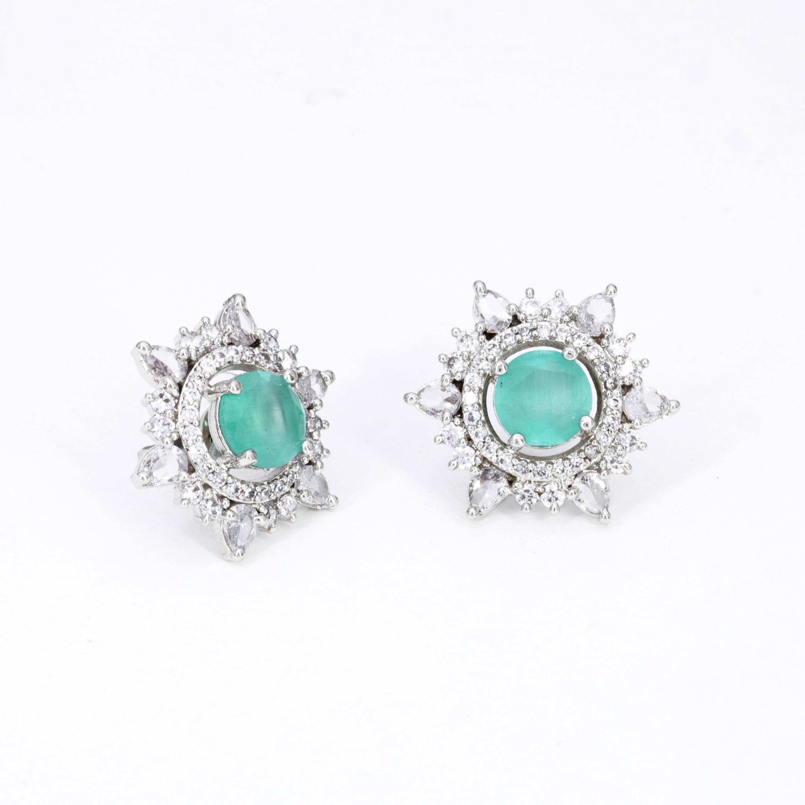 Golden Sunburst Halo Studs