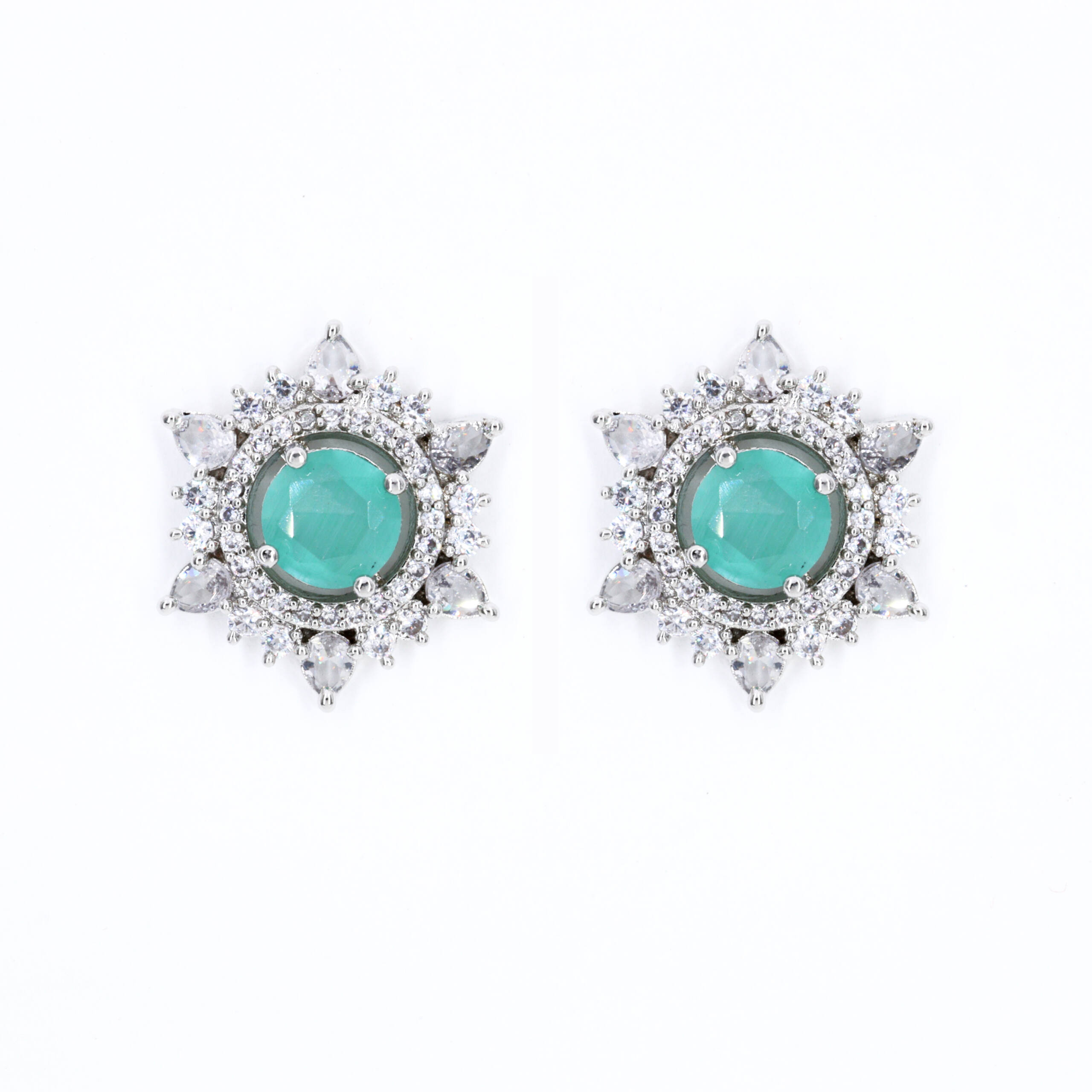Golden Sunburst Halo Studs