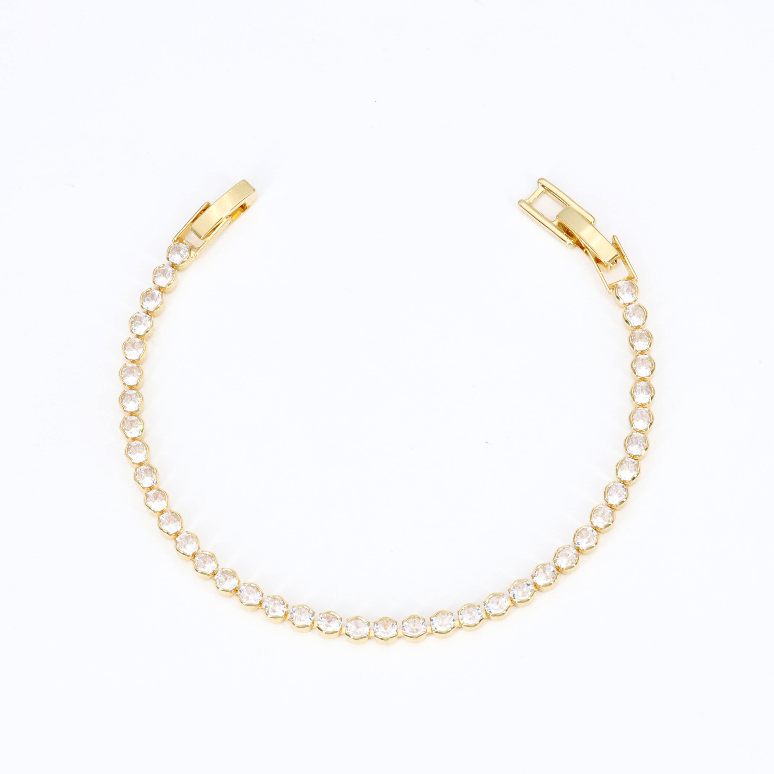 Golden Whisper Open Cuff Bracelet