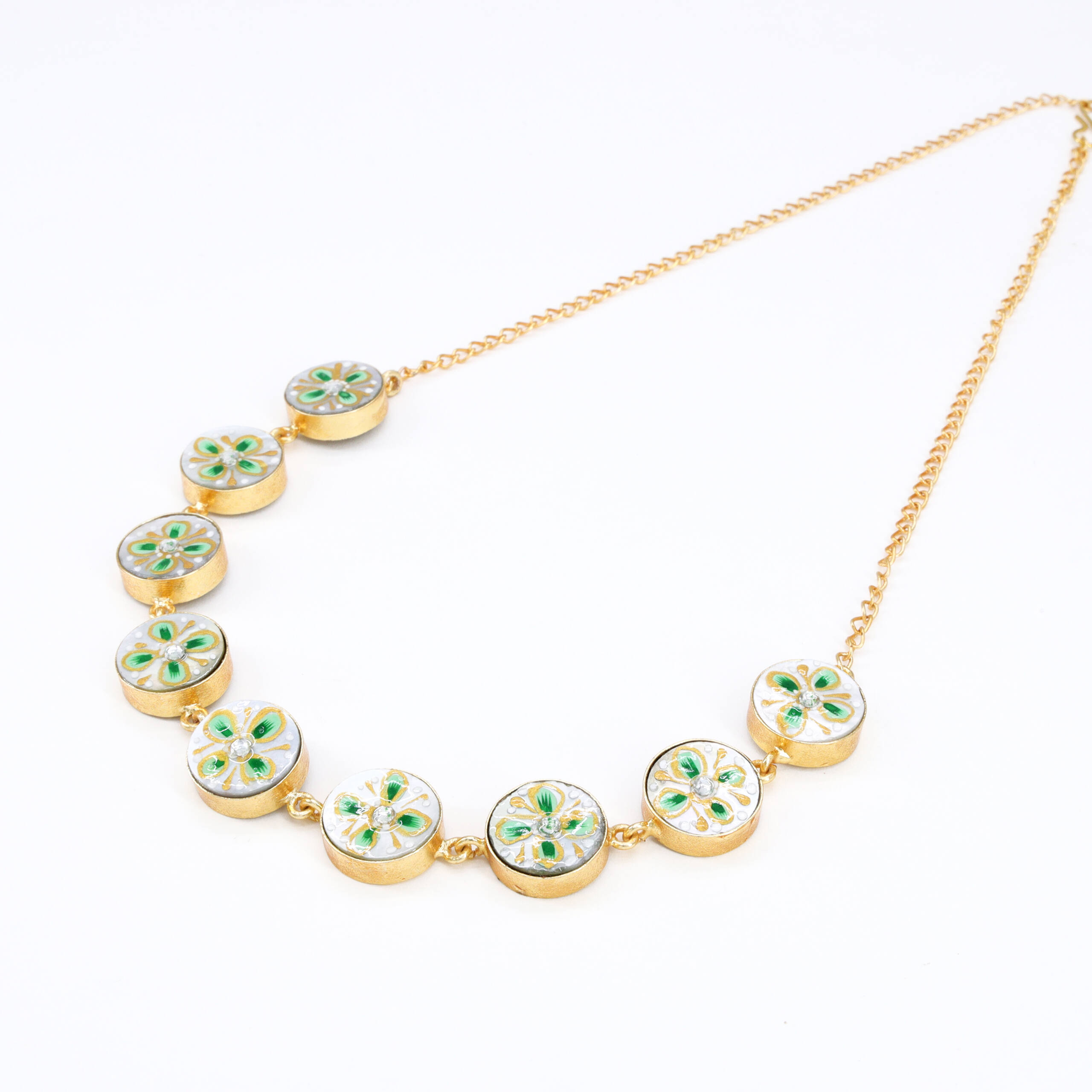 Meadow Floral Crystal Necklace Set