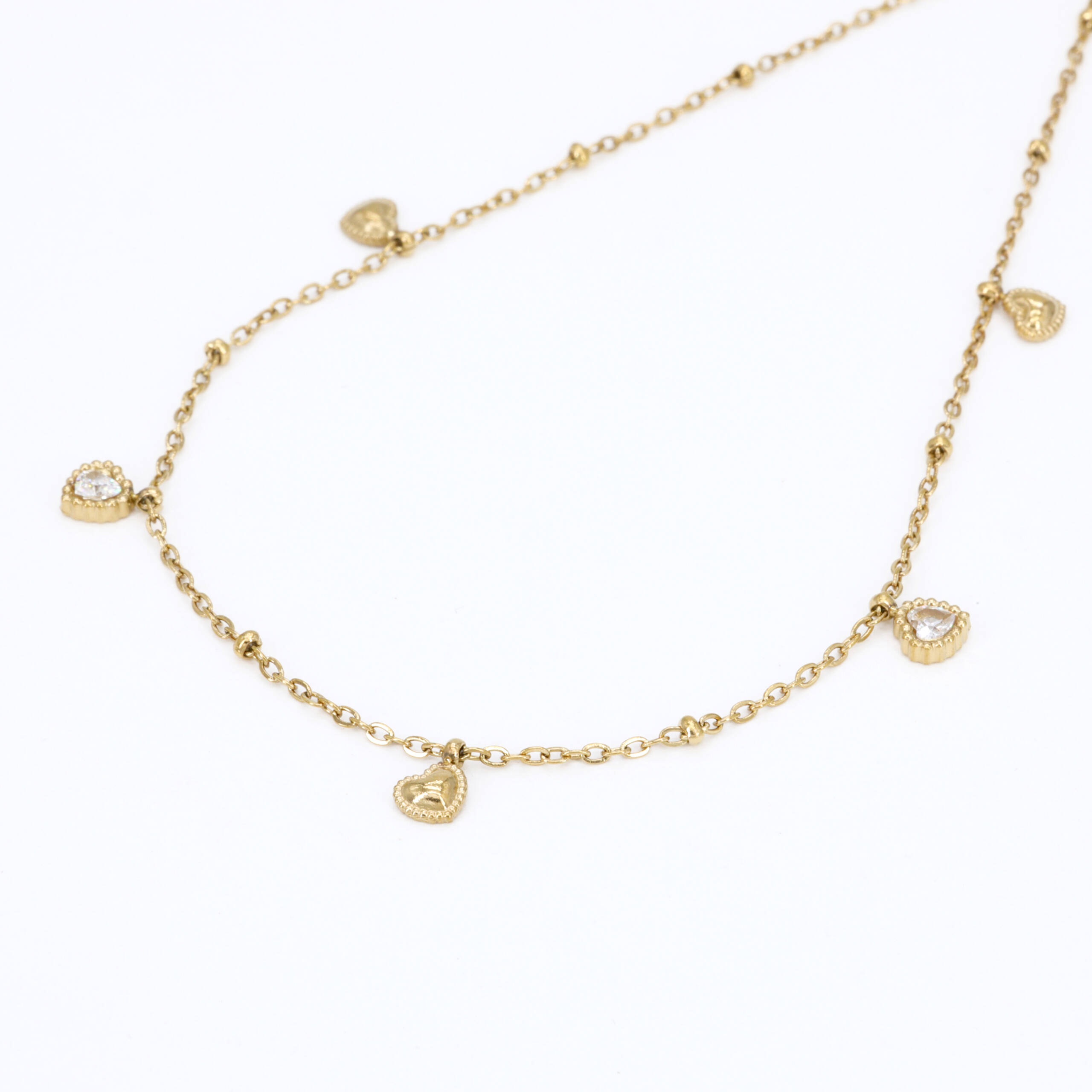 Midnight Bead Chain Anklet