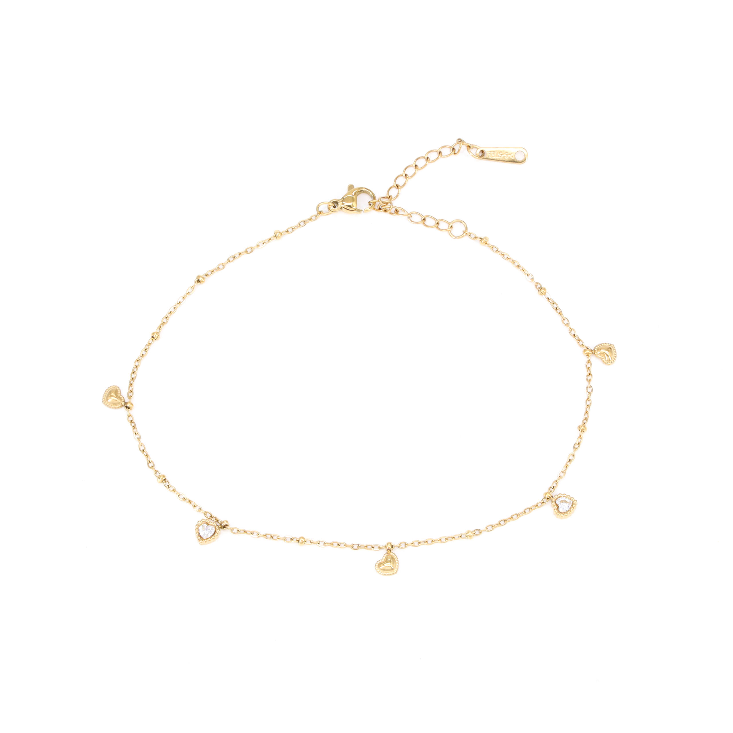 Midnight Bead Chain Anklet