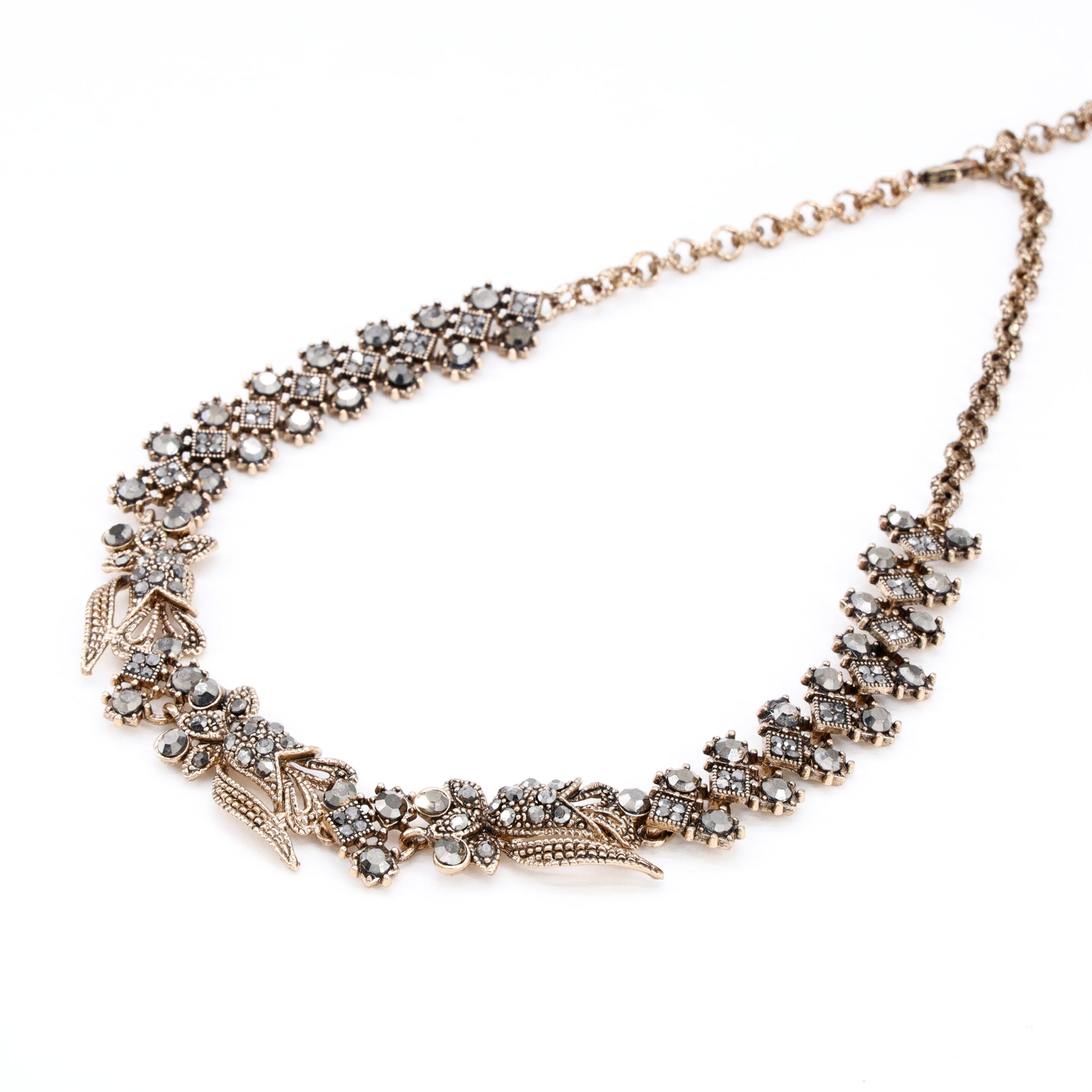 Midnight Radiance Crystal Necklace Set