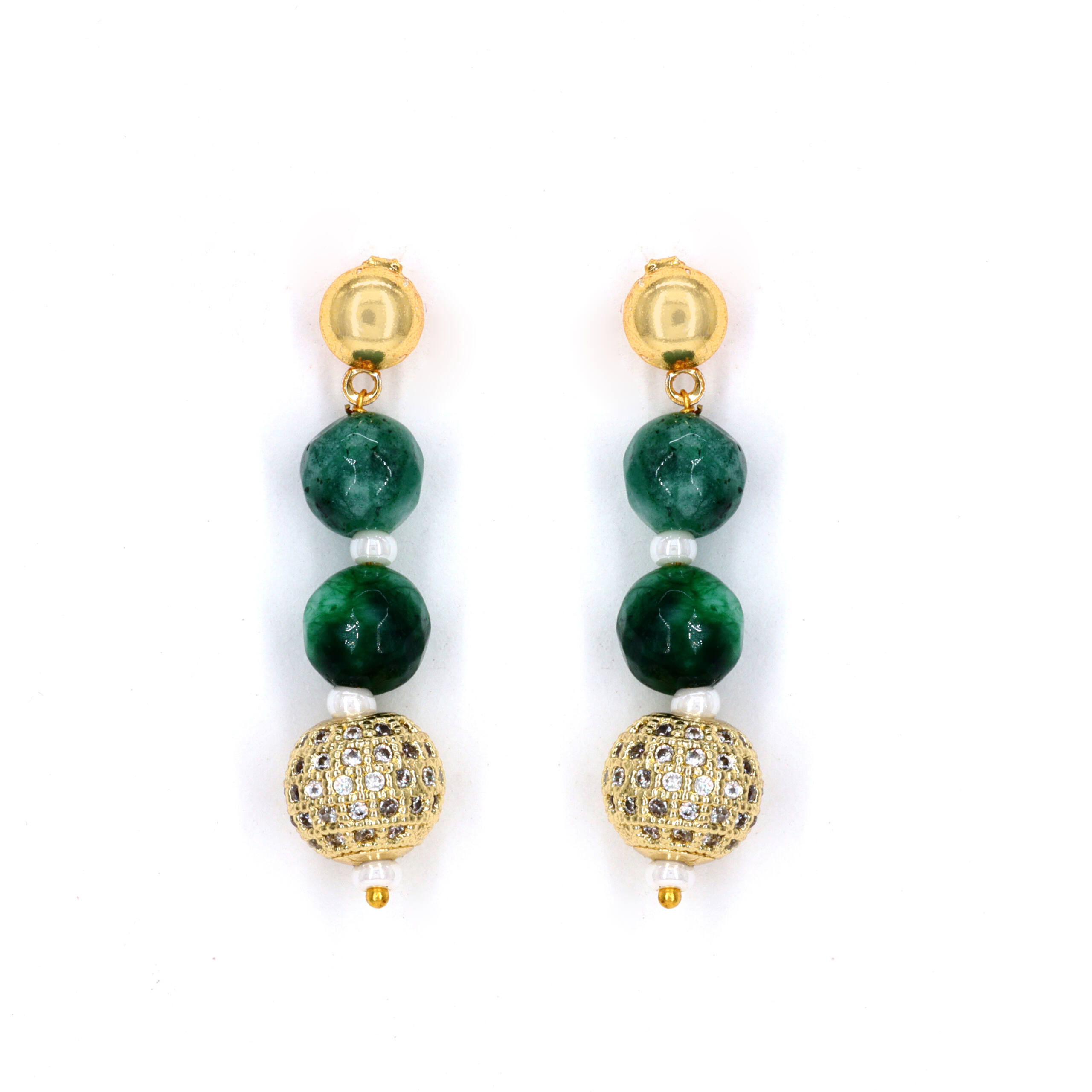 Mint Meadow Bead Necklace Set