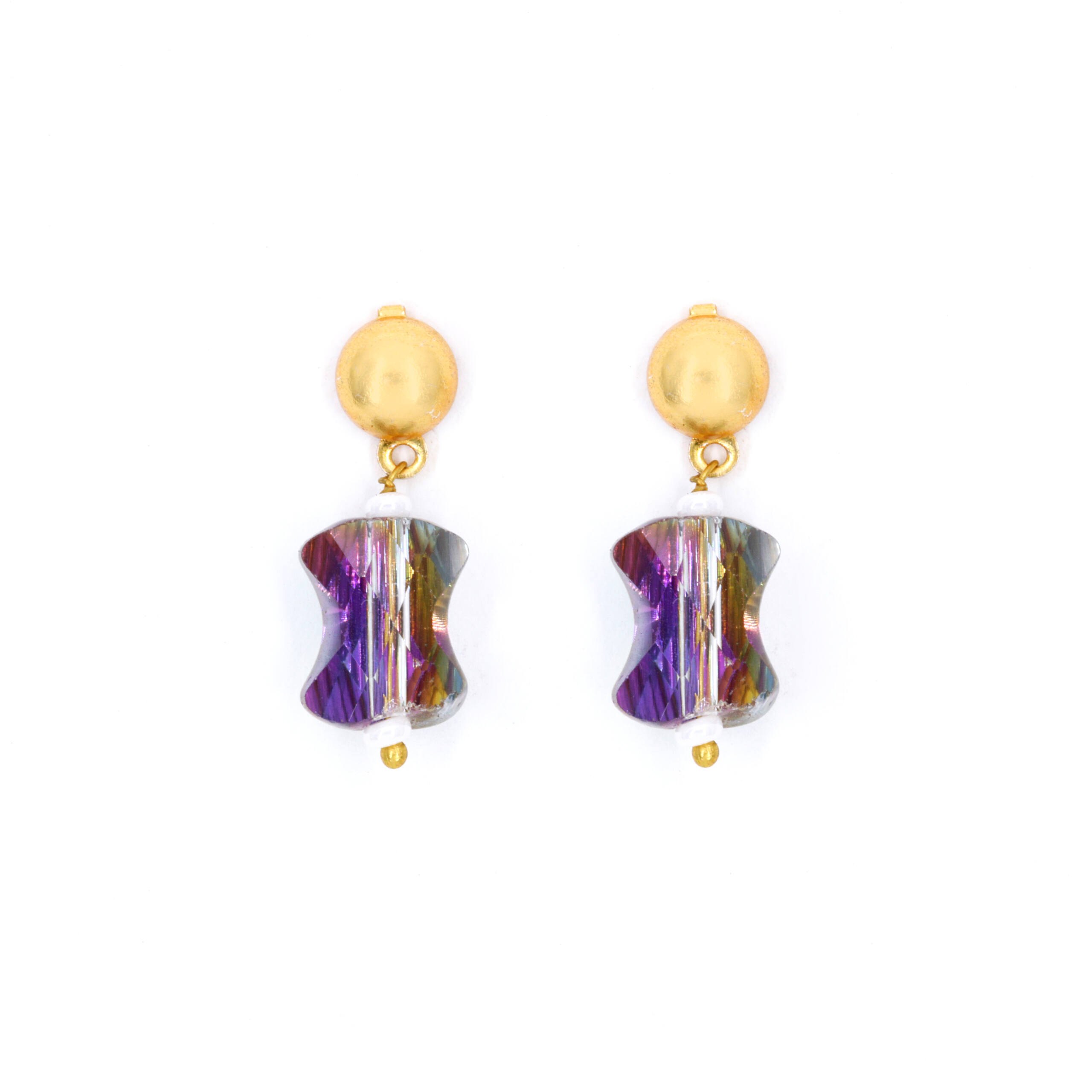 Multicolor Moti Fine Chain Necklace Set