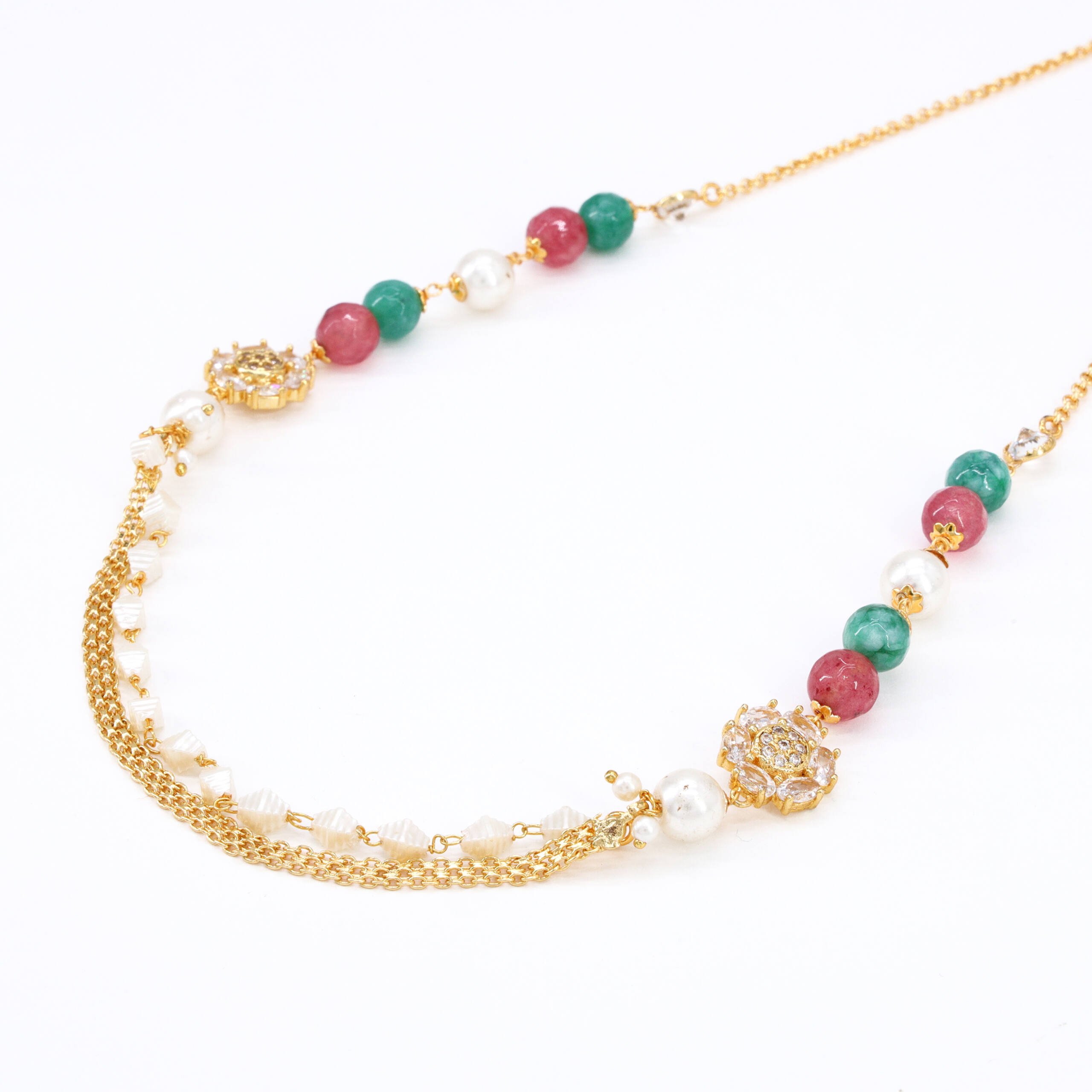 Noir Halo Statement Necklace Set