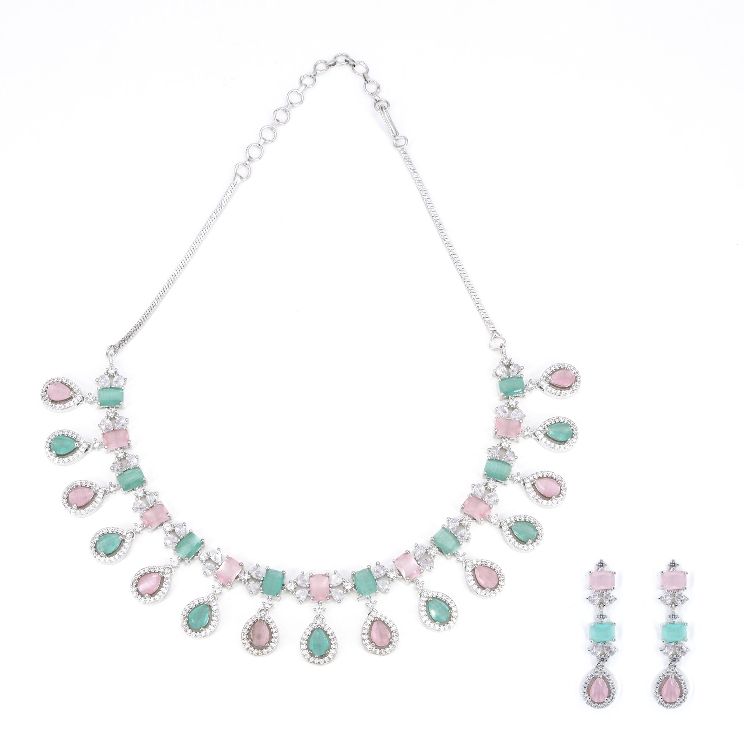 Pastel Petal Necklace Set