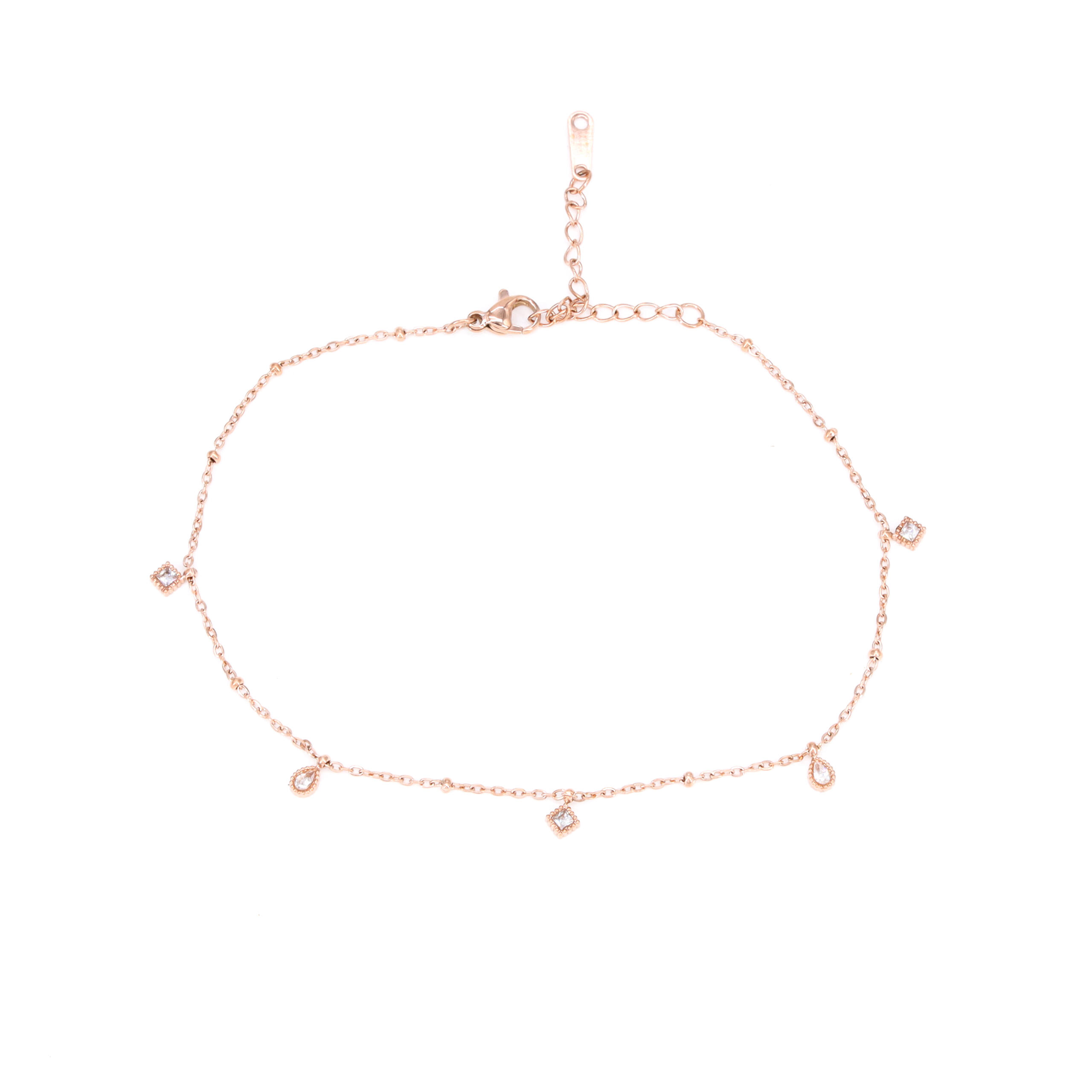 Rose Glow Dainty Anklet