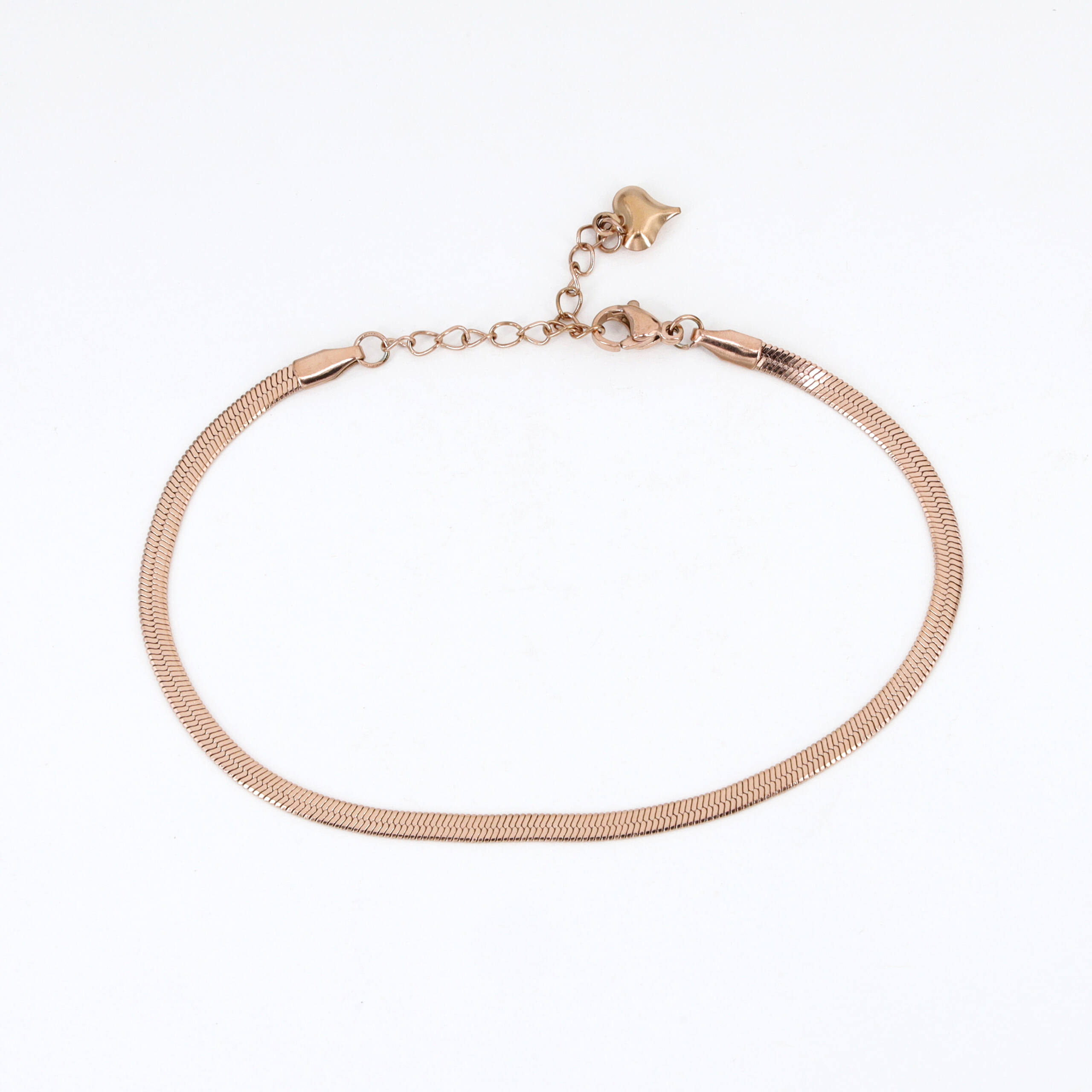 Rose Gold Dainty Link Anklet