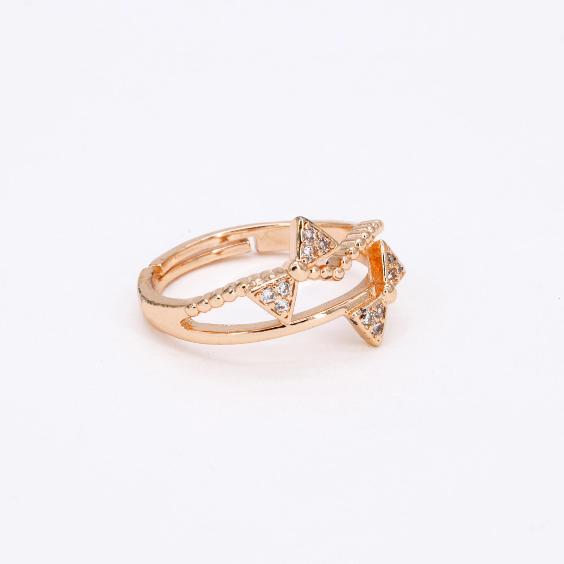 Rose Vine Crystal Ring