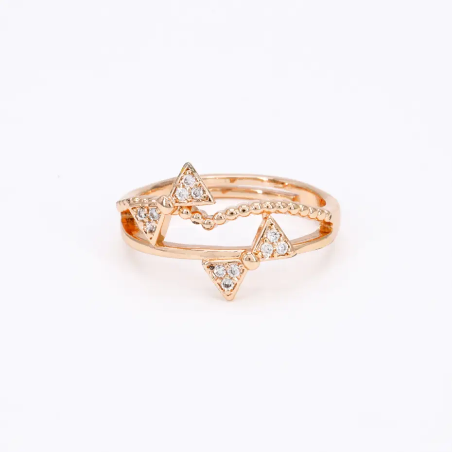 Rose Vine Crystal Ring