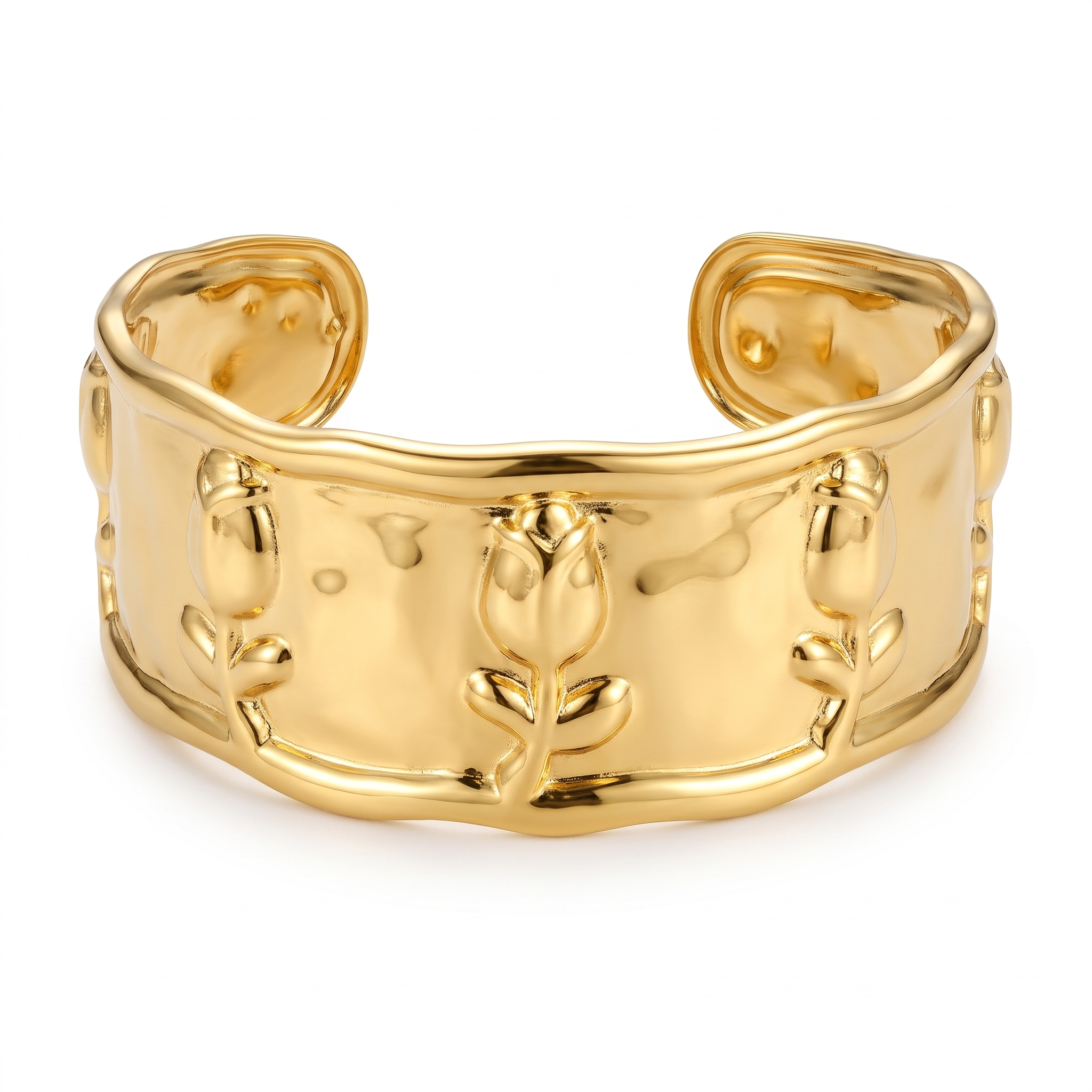 Royal Heritage Gold Tone Open Kada