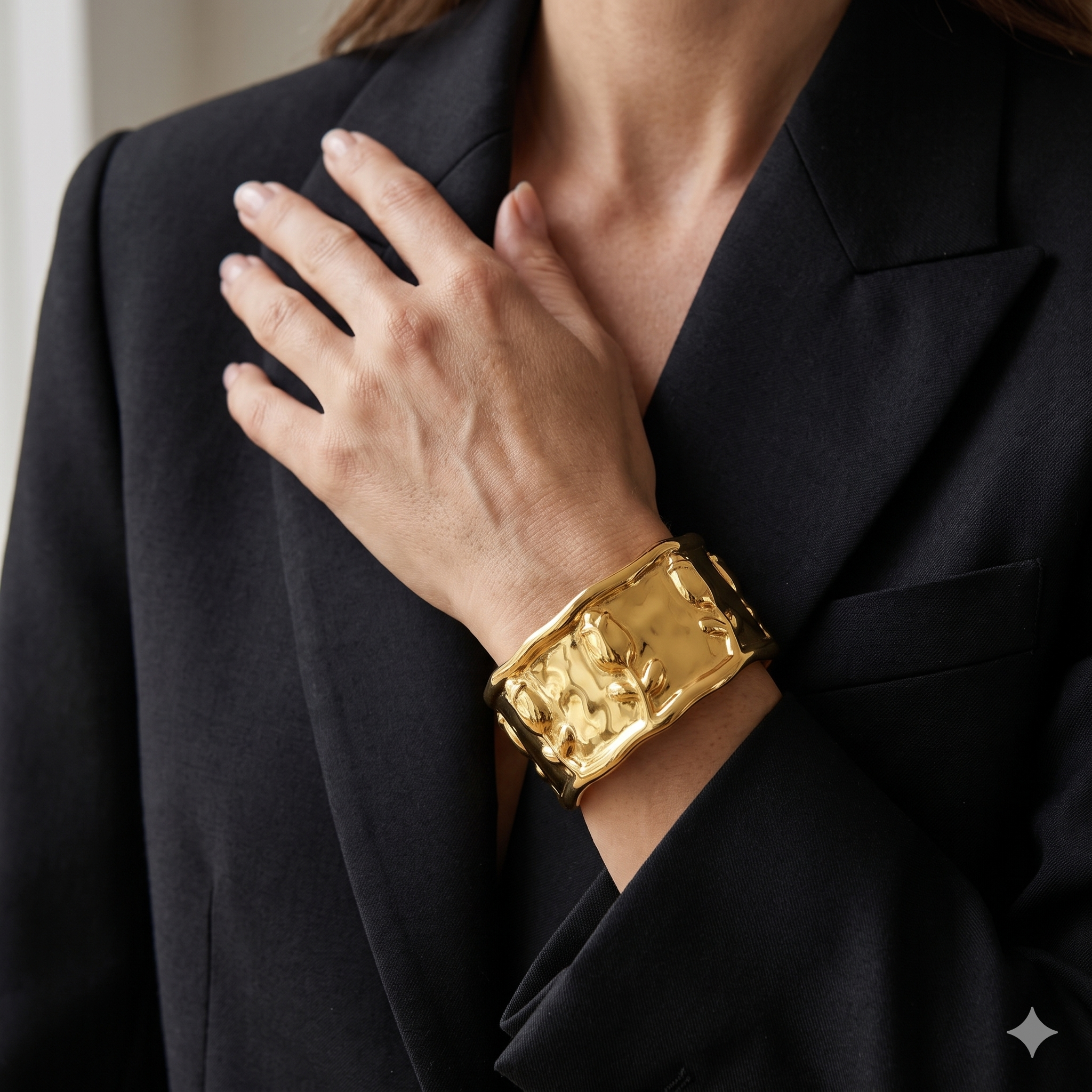 Royal Heritage Gold Tone Open Kada