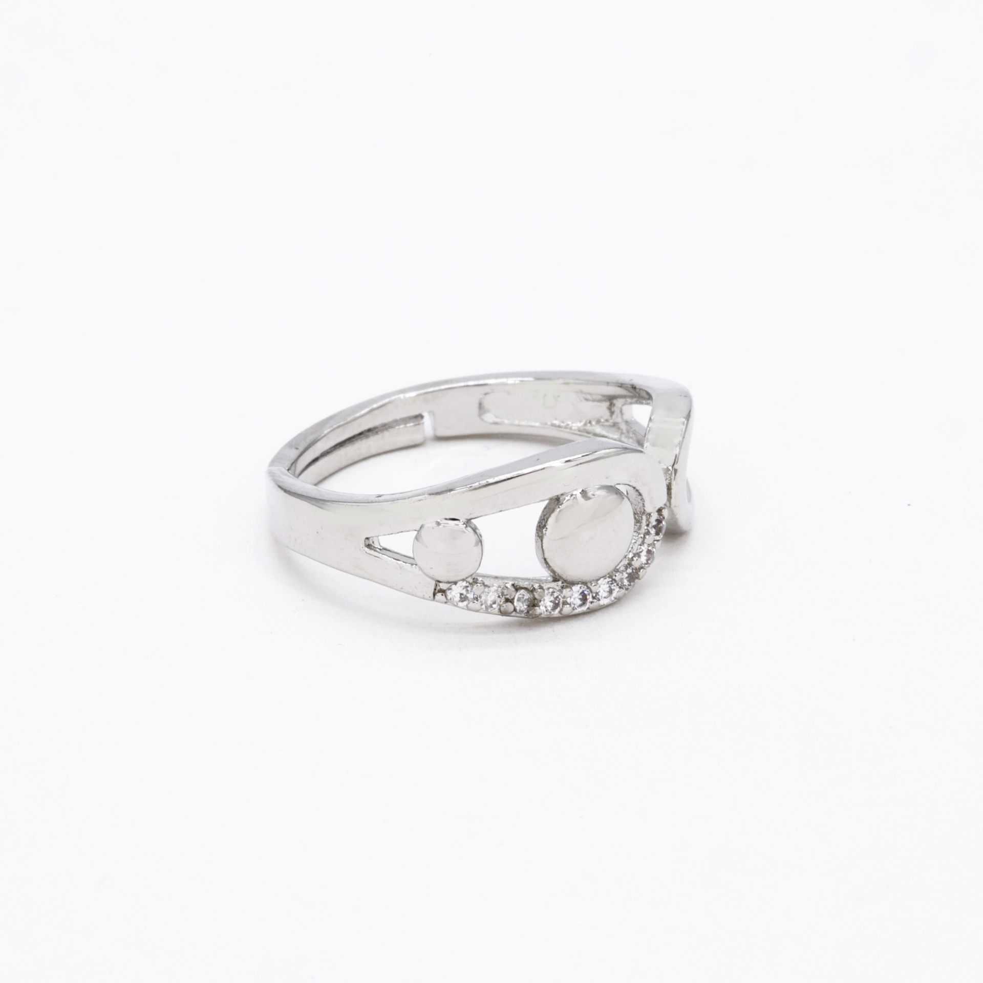 Silver Filigree Bloom Ring