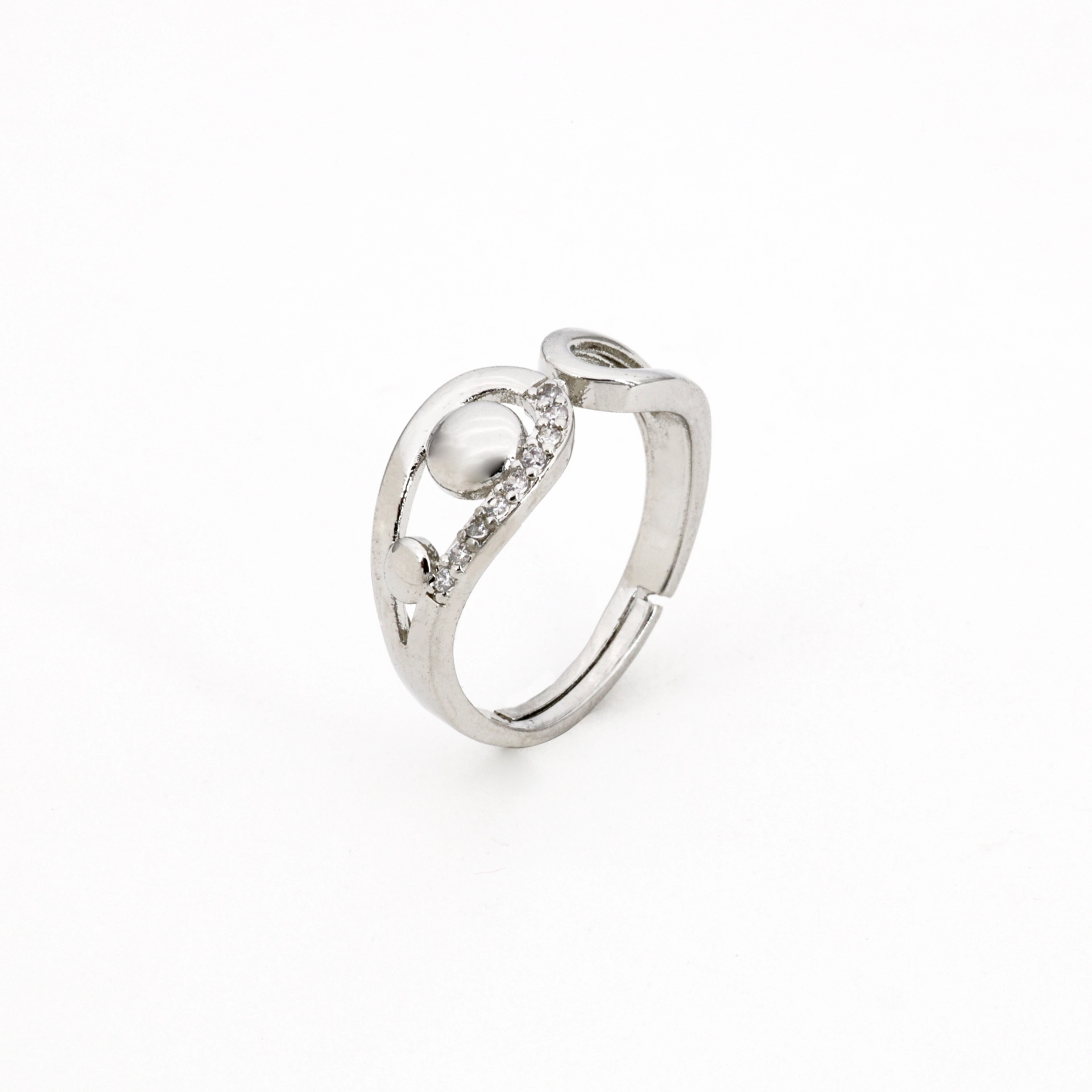 Silver Filigree Bloom Ring