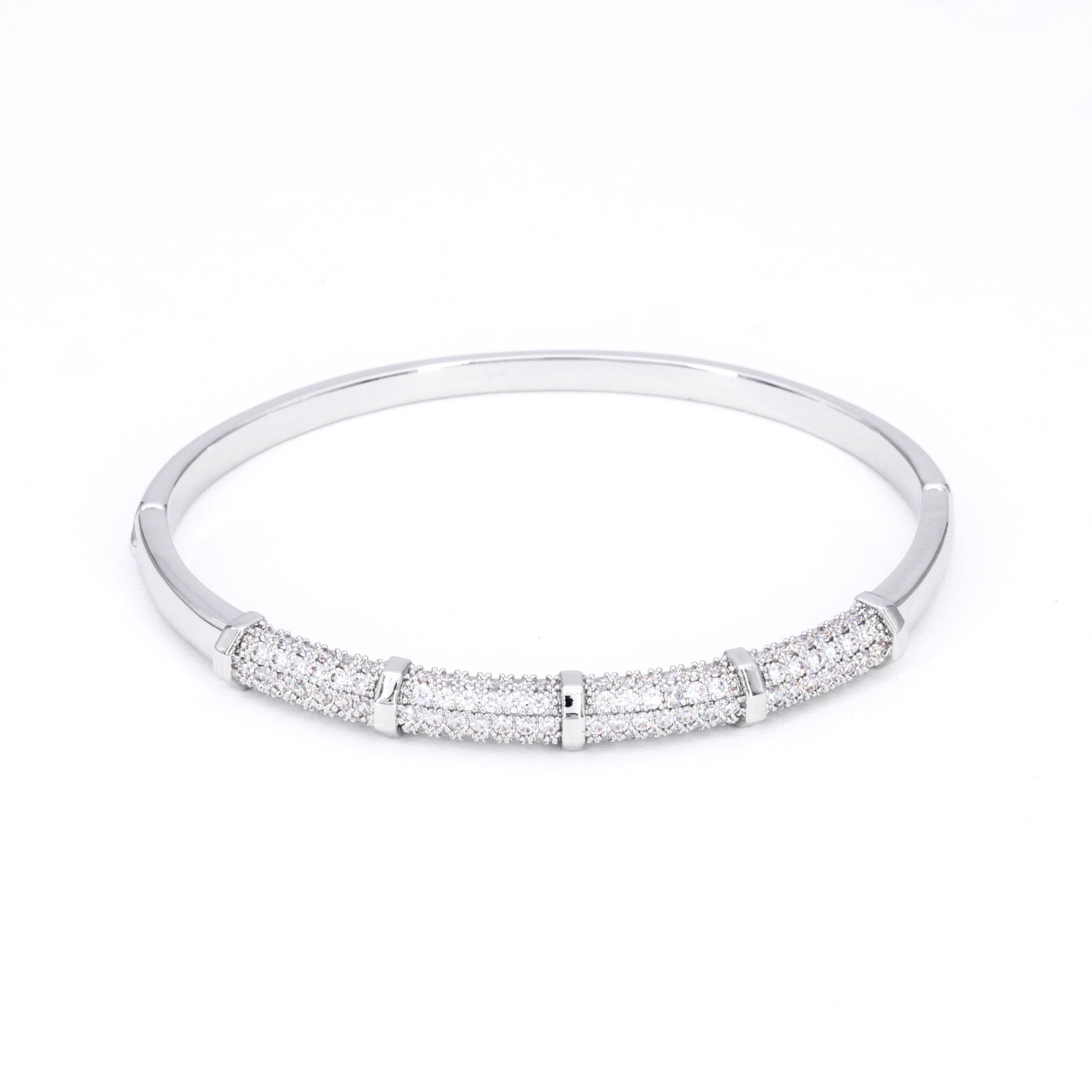 Silver Filigree Classic Bangle