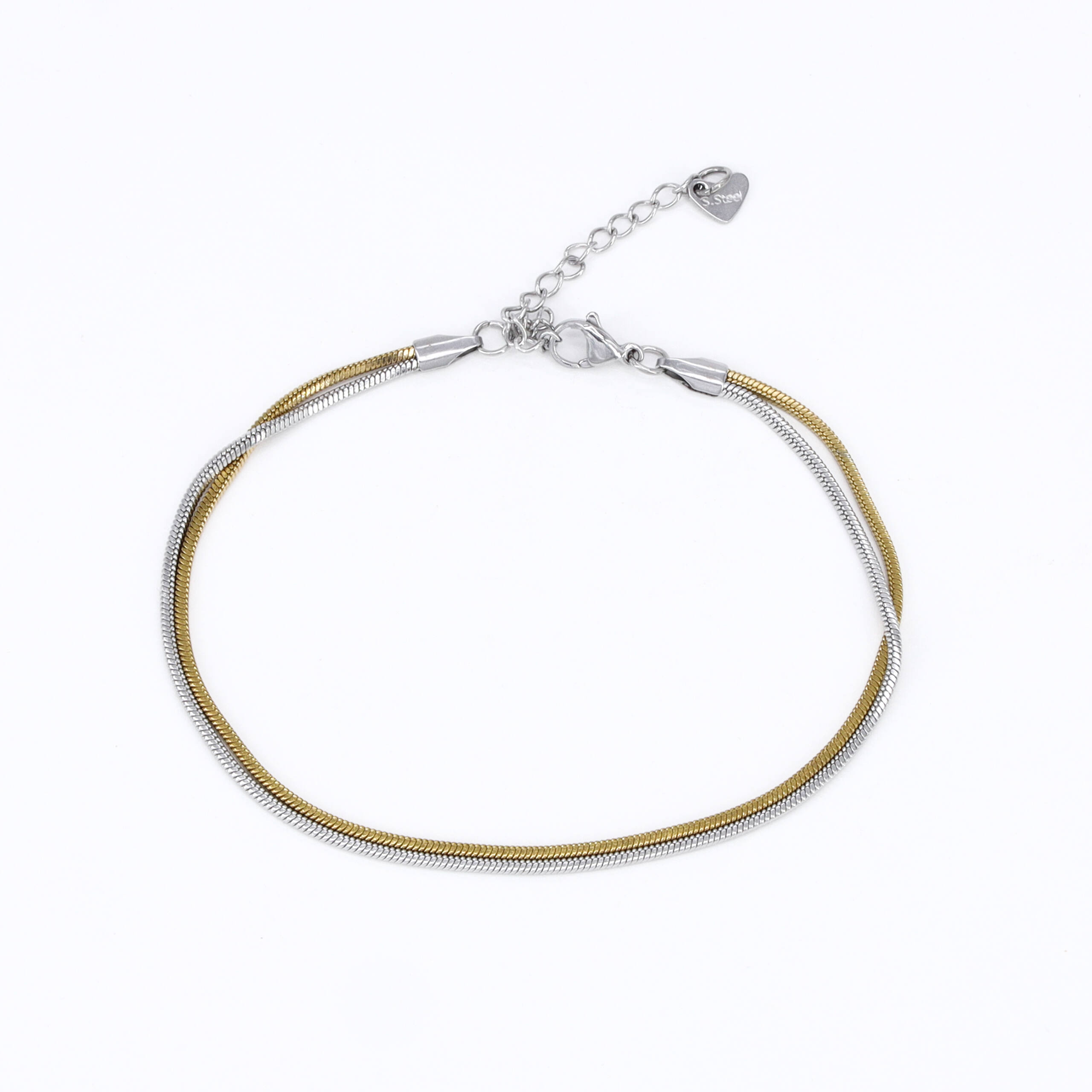 Silver Starburst Chain Anklet