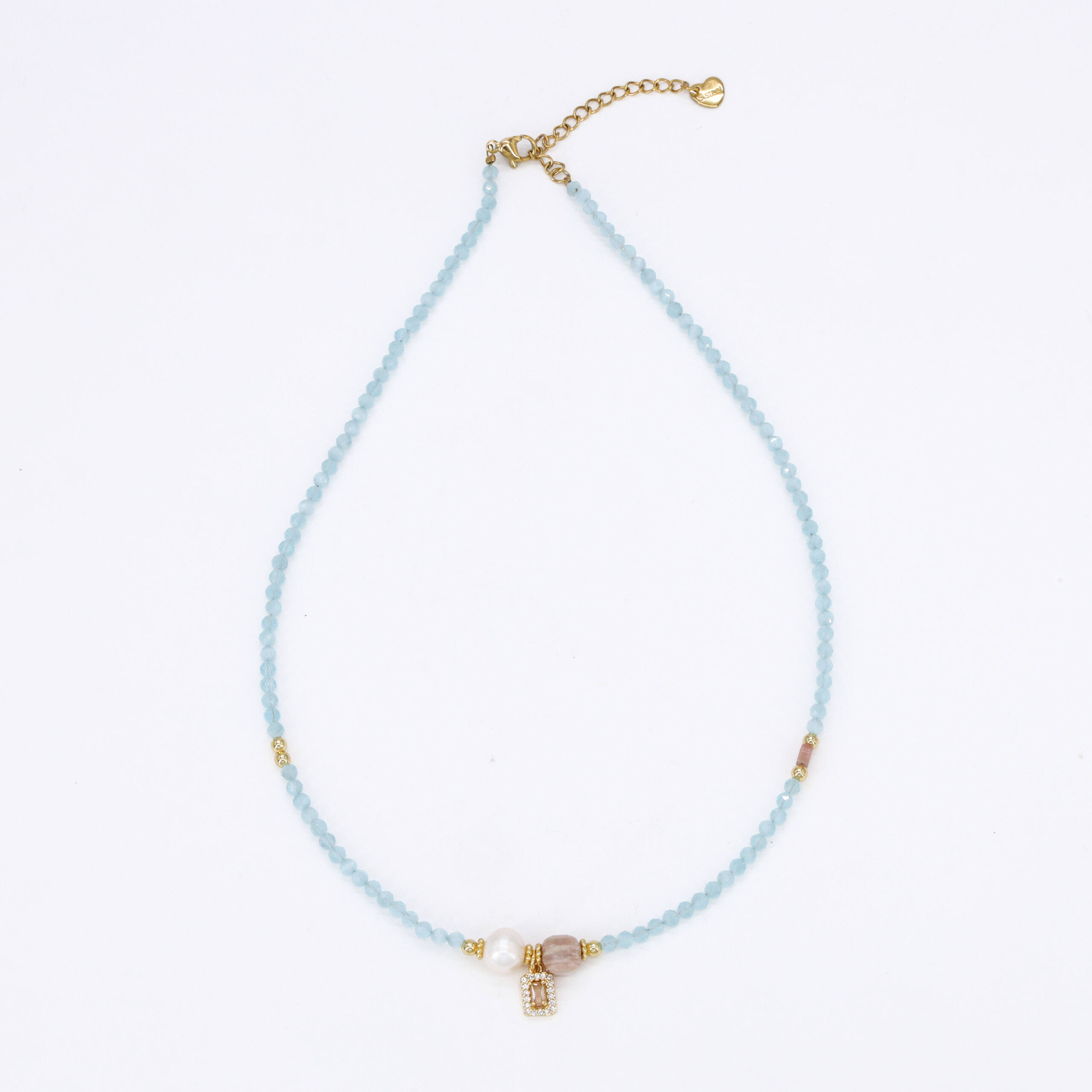 Sky Blue Petite Accent Necklace