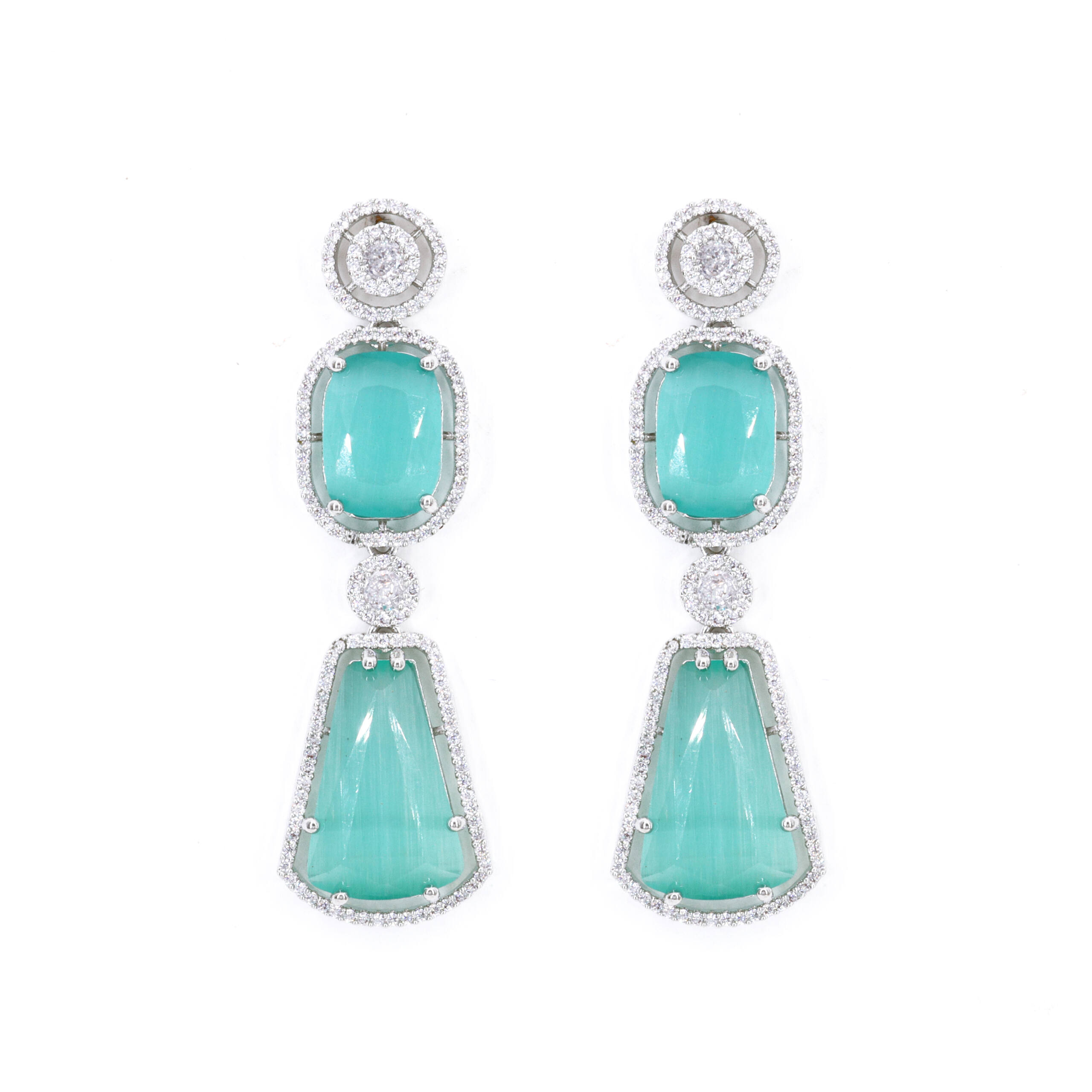 Turquoise Drop Necklace Set