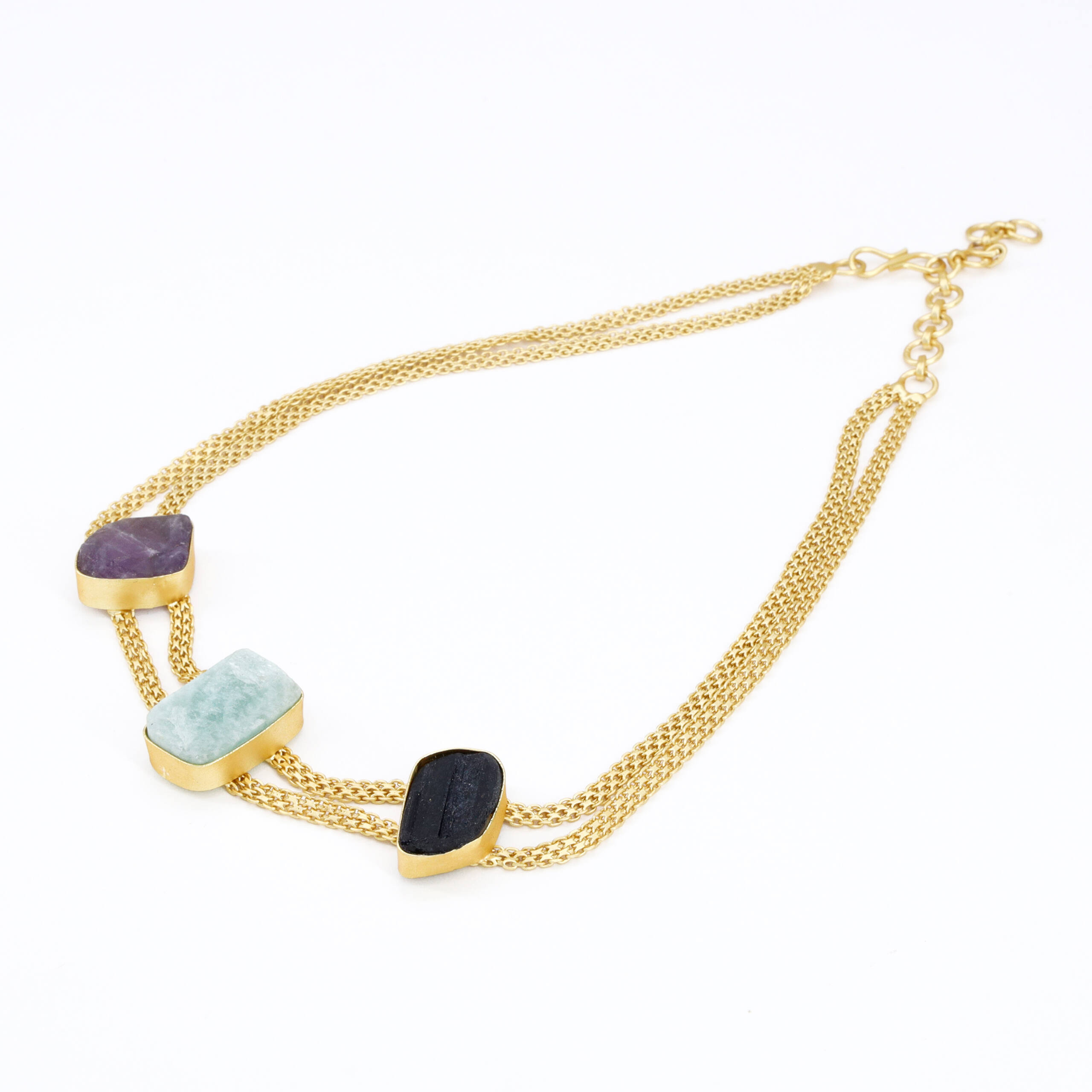 Turquoise Glow Chain Necklace Set